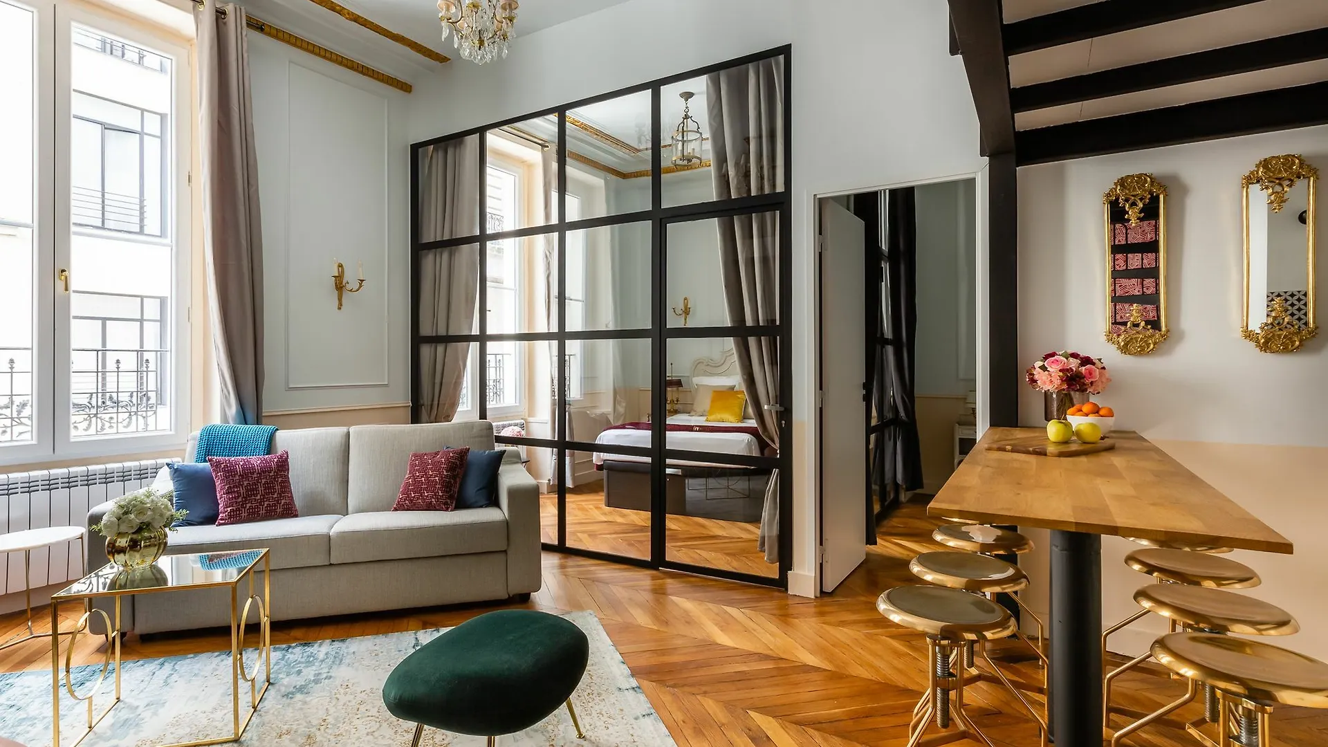 Lägenhet Luxury 3 Bedroom With Ac -louvre Marais